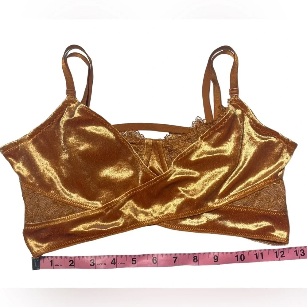 🎉HP🎉 Free People Aurora Longline Underwire Bra Copper Ginger Combo Large NWT - Picture 9 of 12